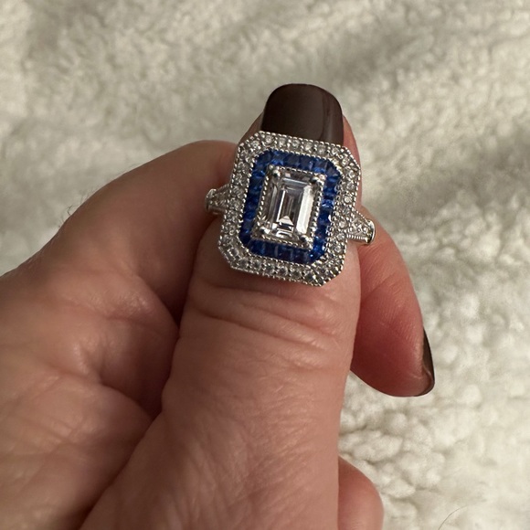 Jewelry - Emerald Cut Halo ring